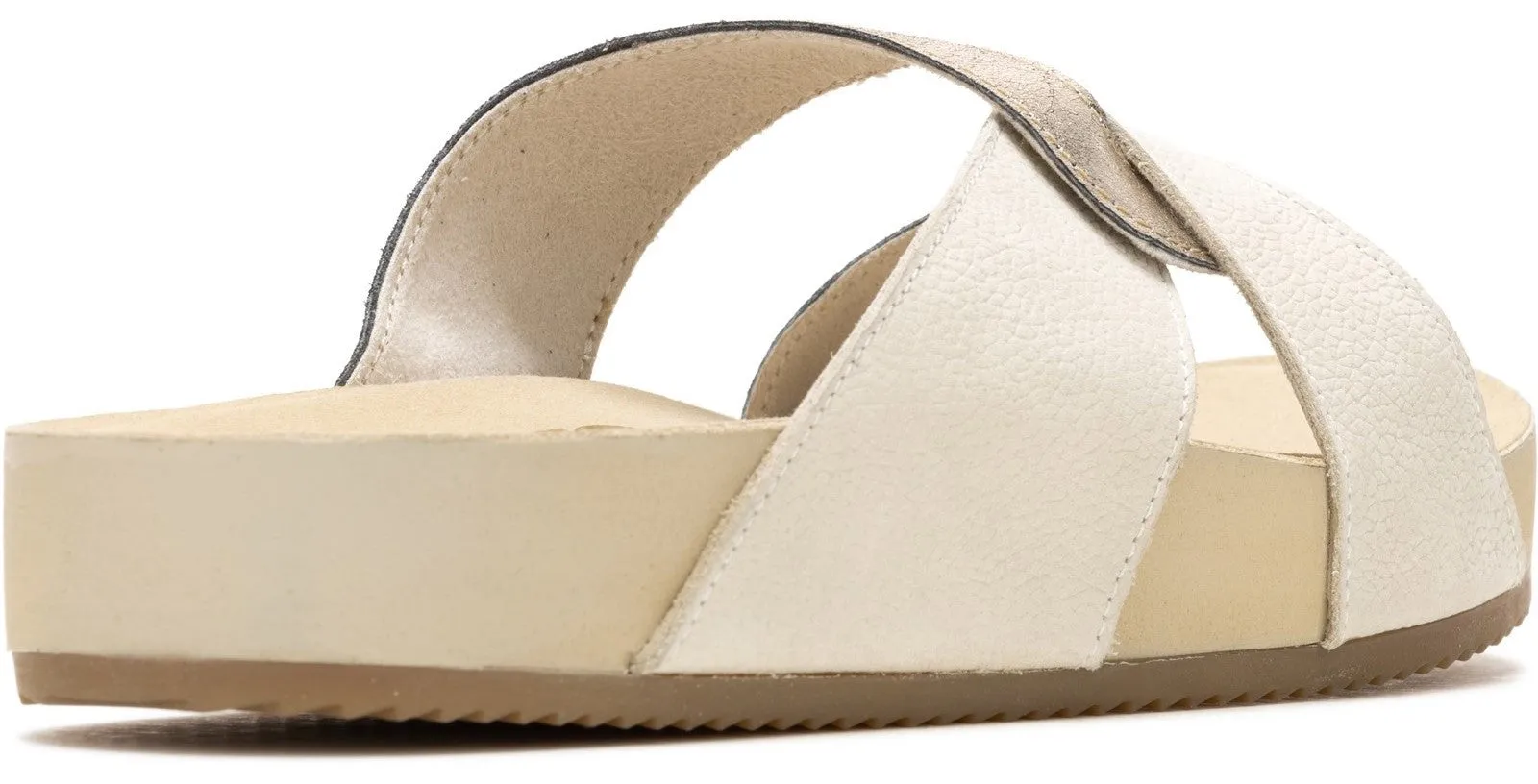 Hush Puppies Mylah Womens Leather Slide Sandal