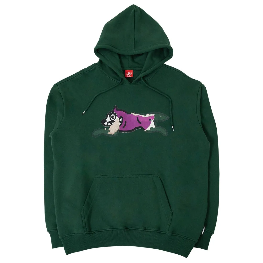 Ice Cream Men Sticker Hoodie (green)