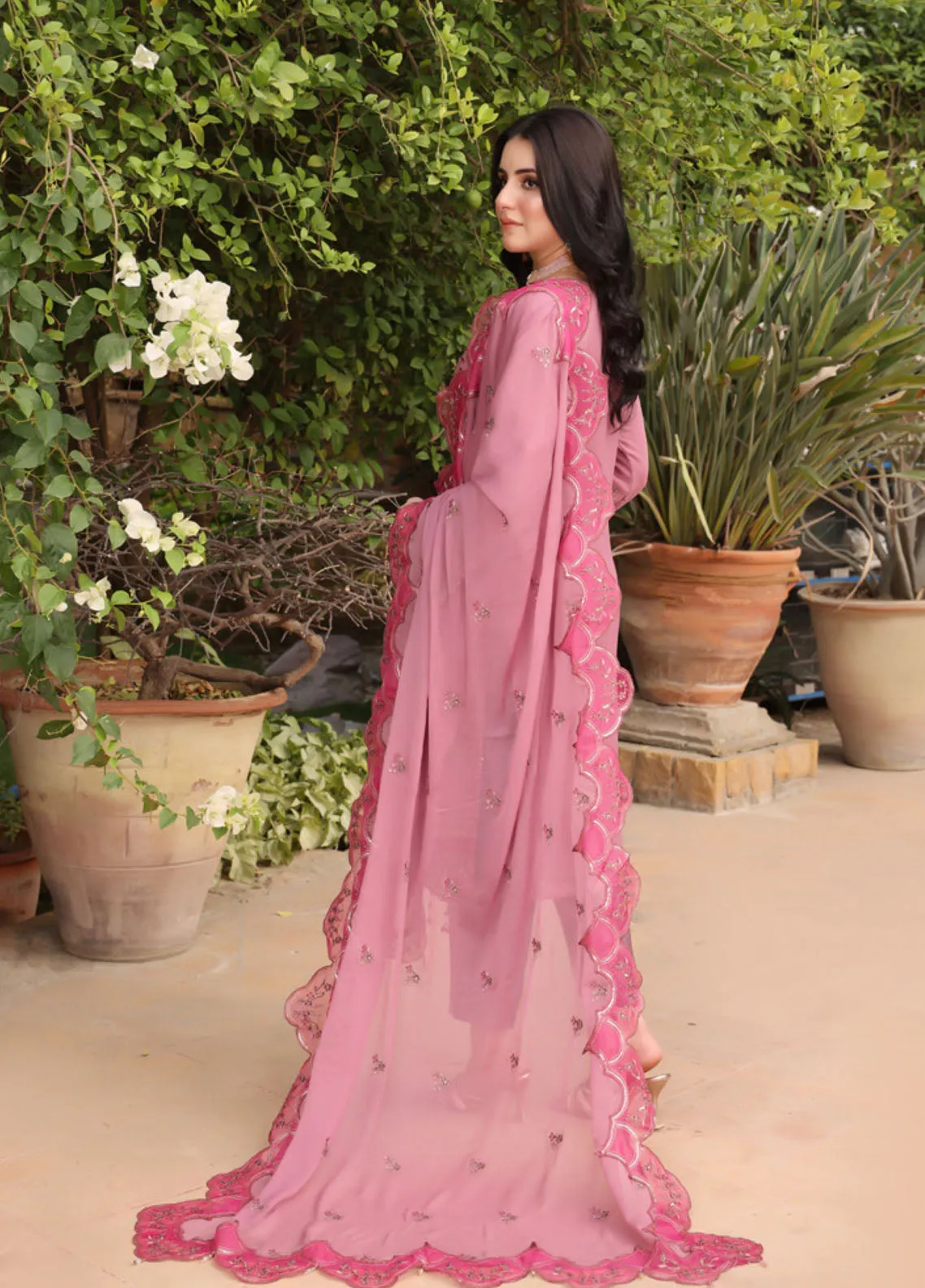 Iishq-E-Atish By Schick Luxury Embroidered Chiffon 3 Piece Semi Stitched Suit SDH24IALC D-04