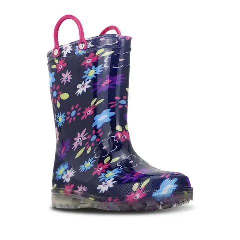 Jellies KIDS SPARKLE LIGHT UP GUMBOOTS Daisy Lights