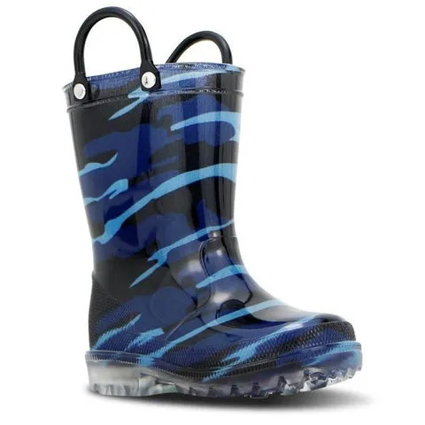 Jellies KIDS TROOPER LIGHT UP GUMBOOTS Navy