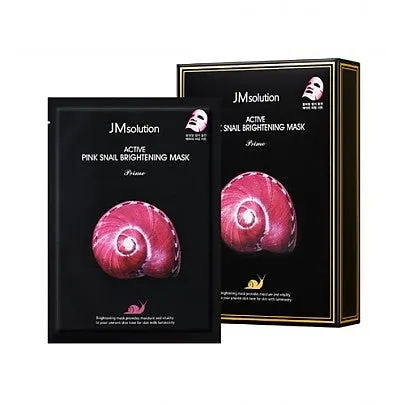 JM Solution Active Pink Snail Brightening Mask - 1 Sheet