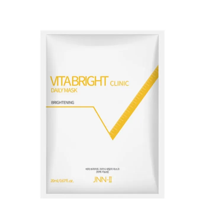 JNN-II JNN2 Vita Bright  Skincare Daily Mask Brightening Skin Tone Freckles Whitening