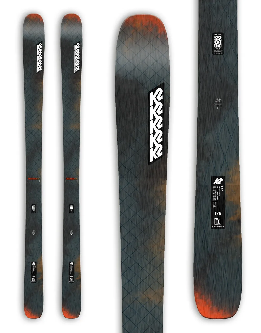 K2 Mindbender 90C Skis 2025