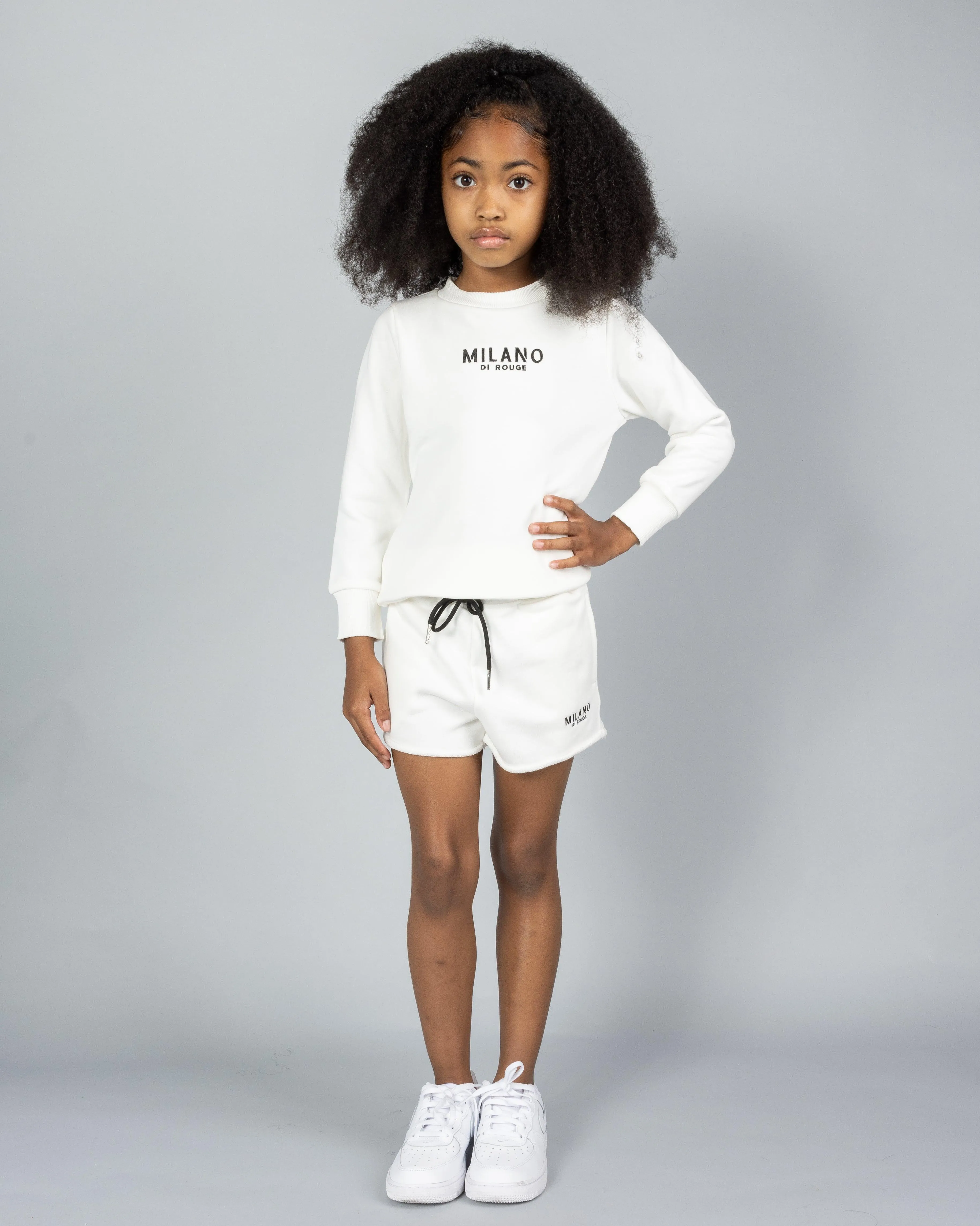 Kids Girl Summer Signature Fleece Shorts