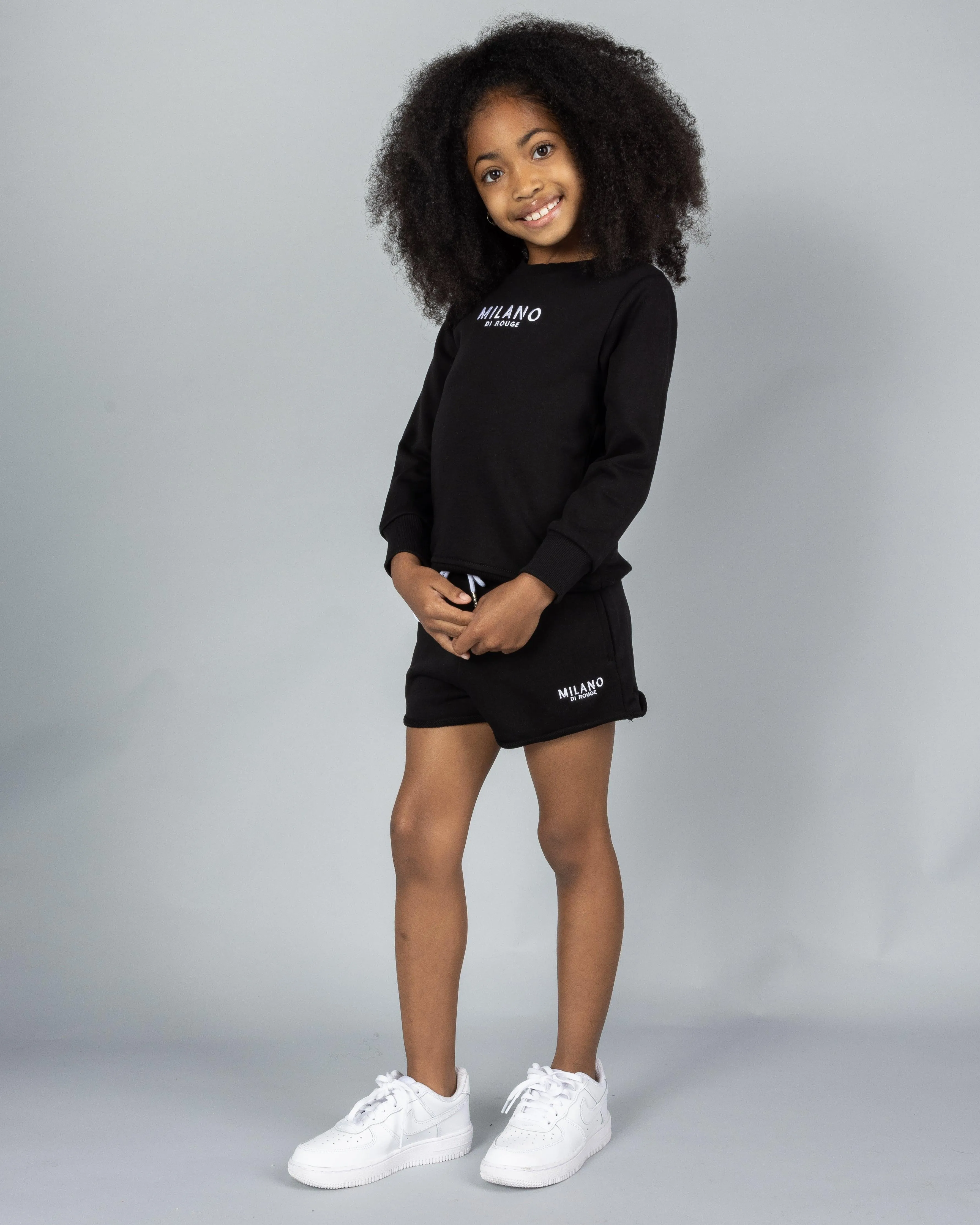 Kids Girl Summer Signature Fleece Shorts