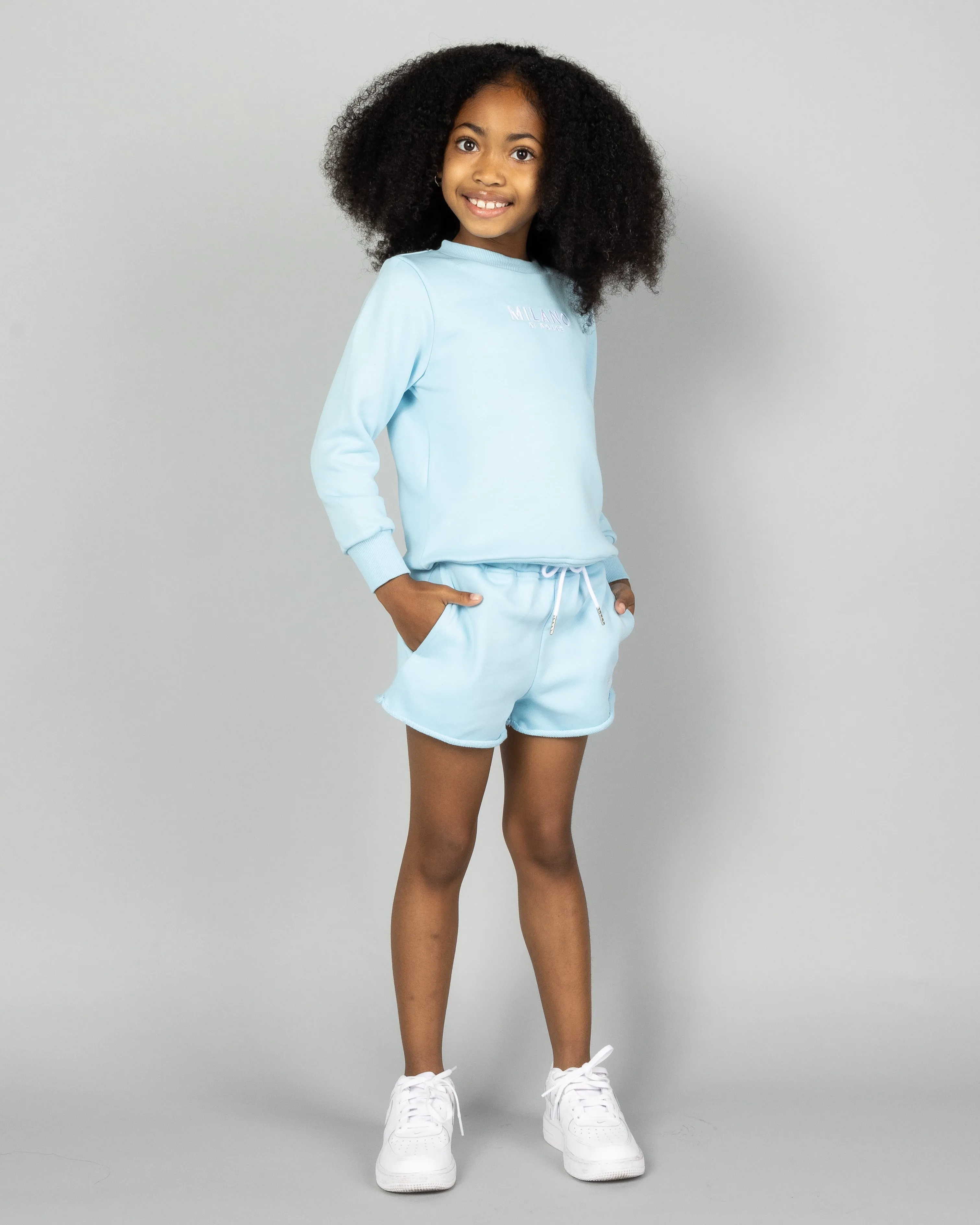 Kids Girl Summer Signature Fleece Shorts