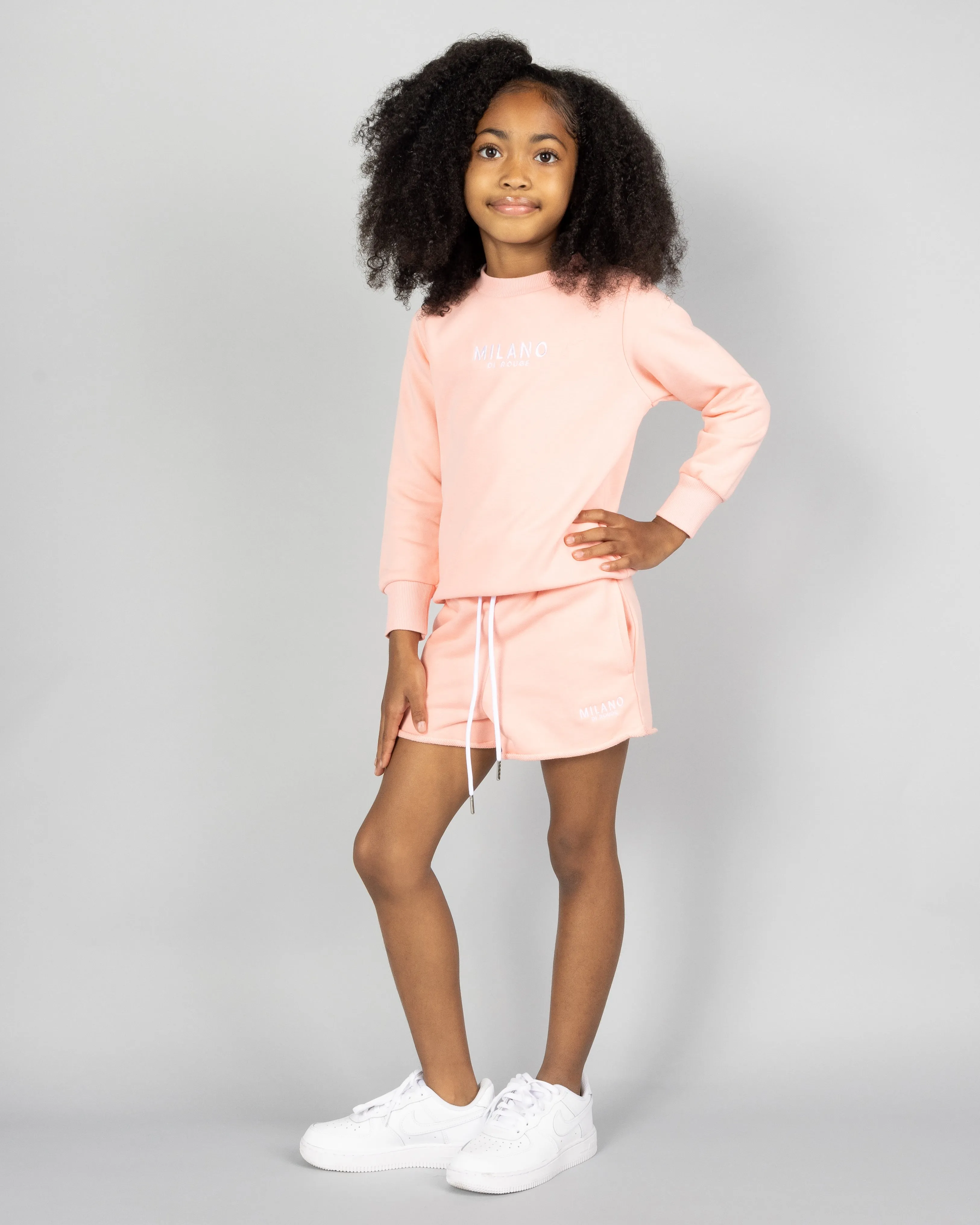 Kids Girl Summer Signature Fleece Shorts