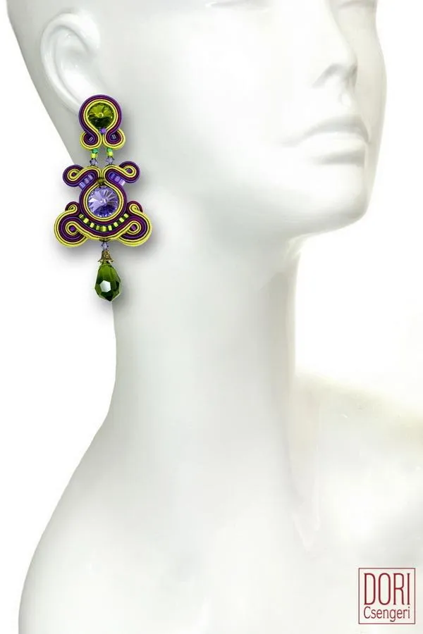 Kiwi Statement Earrings