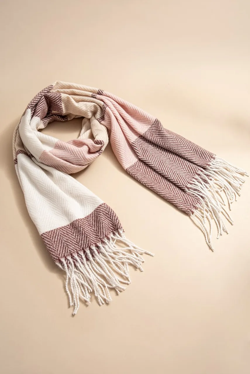 Krista Tonal Stripe Scarf