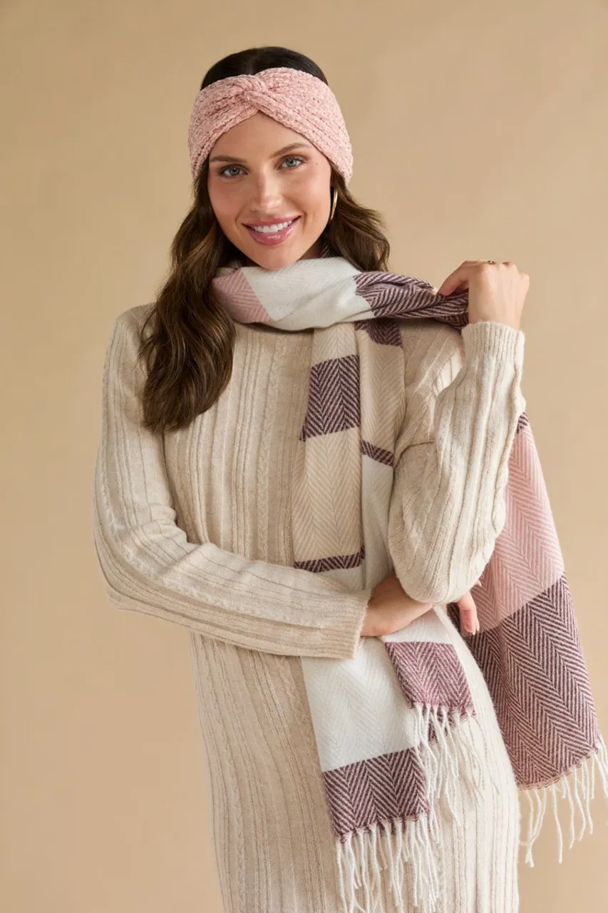 Krista Tonal Stripe Scarf