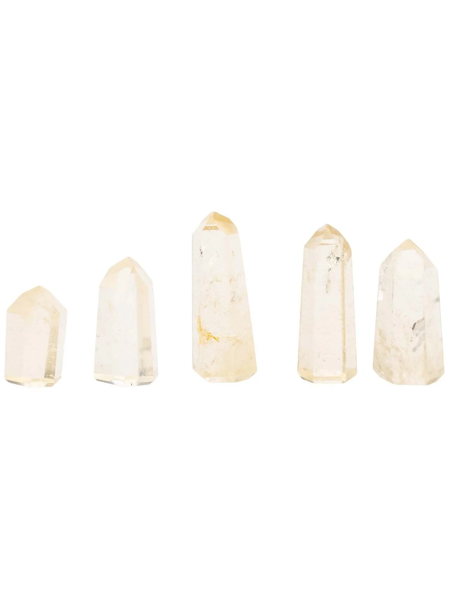 Light Citrine Points