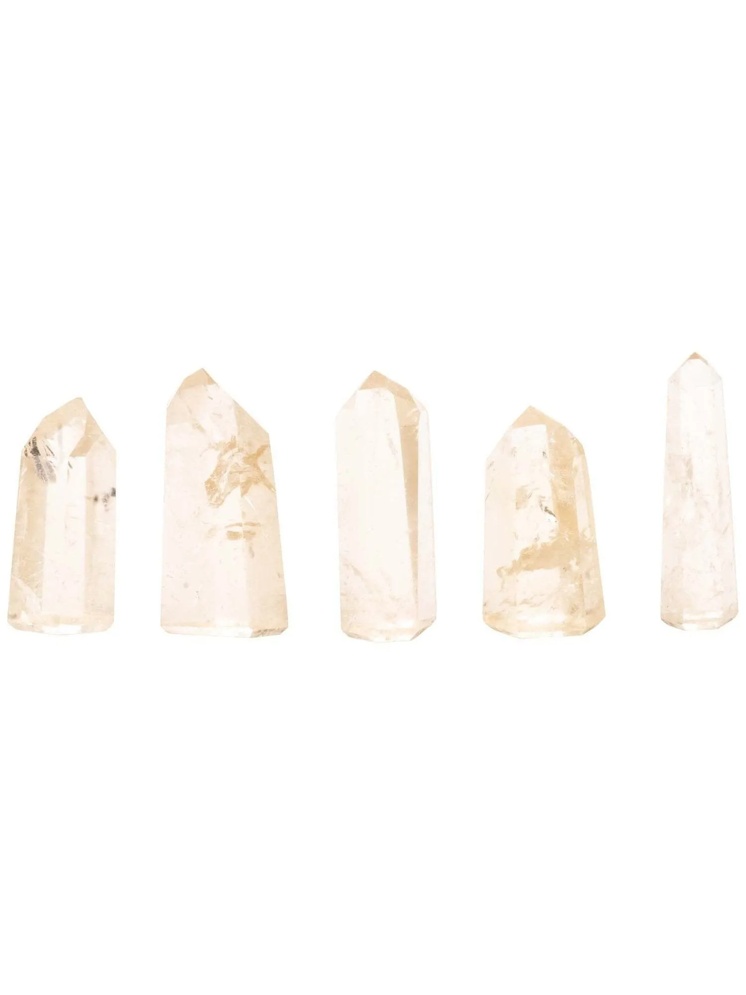 Light Citrine Points