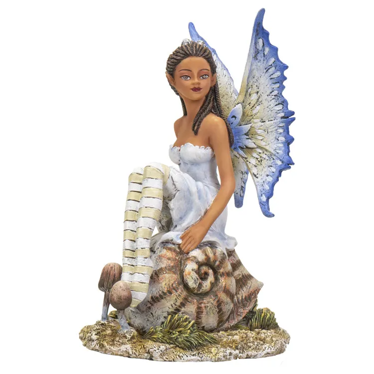 Little Snail Shell Fae Figurine