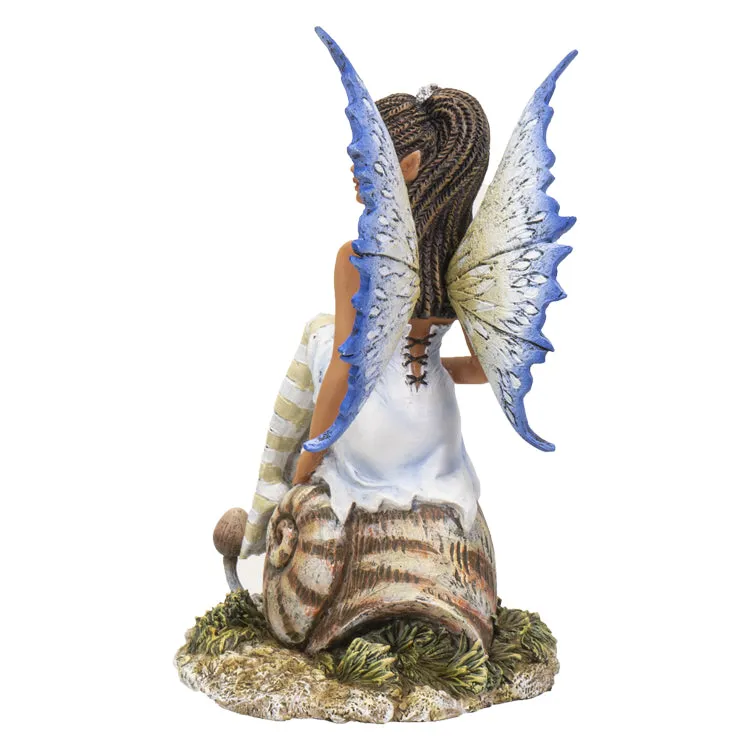 Little Snail Shell Fae Figurine