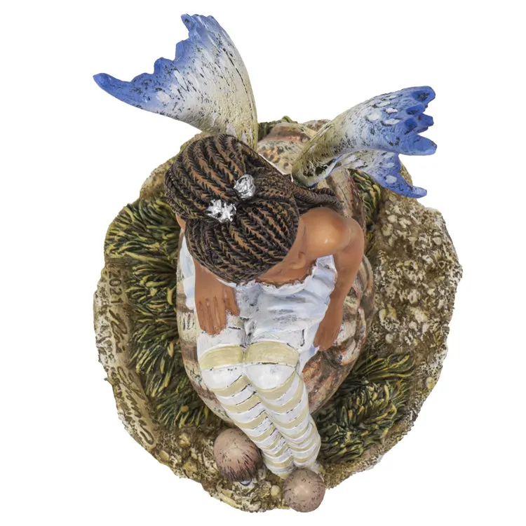 Little Snail Shell Fae Figurine