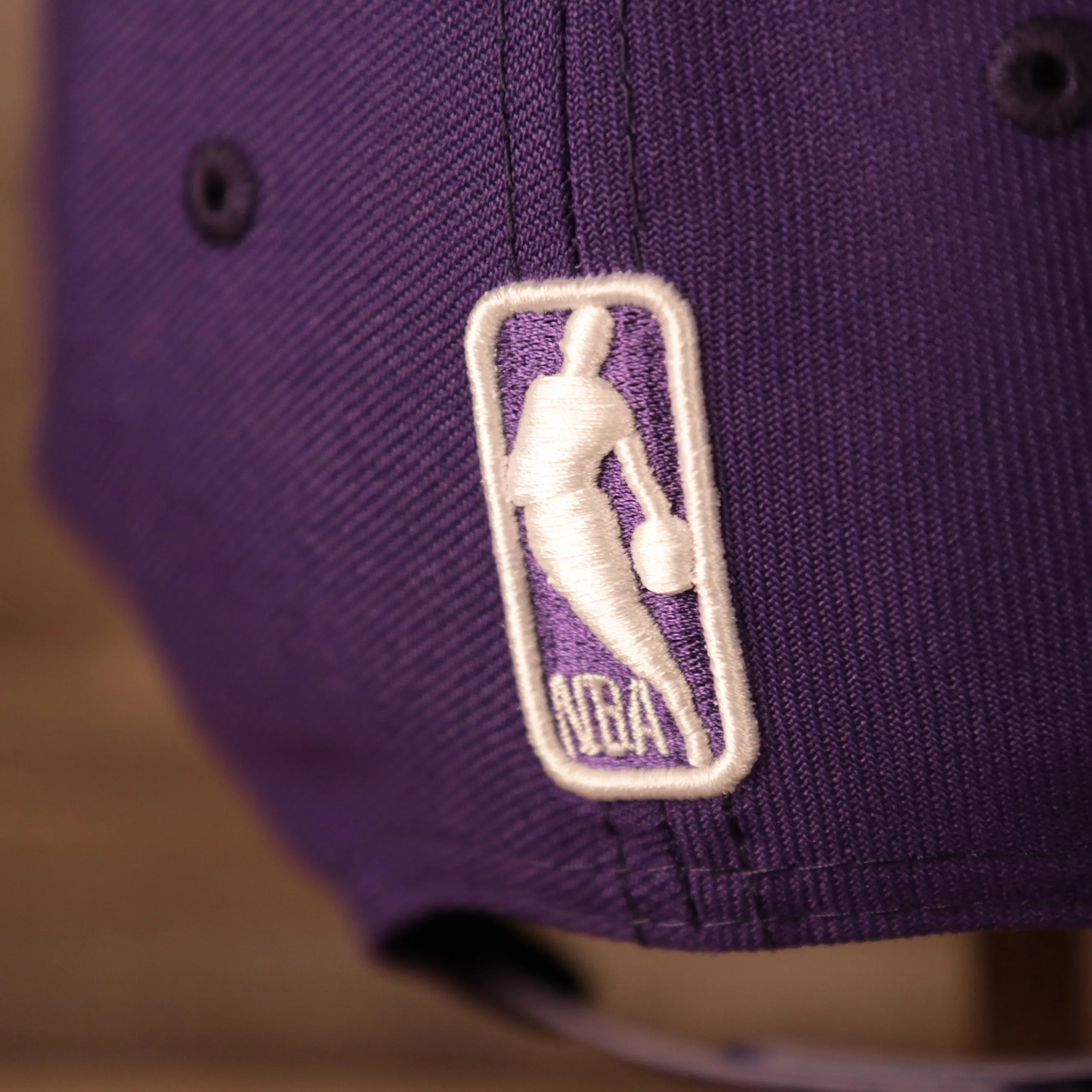 Los Angeles Lakers 2021 NBA Playoff Side Patch Purple 9Fifty Gray Bottom Snapback Hat