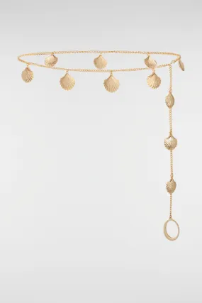 Lumiere Shell Chain Gold