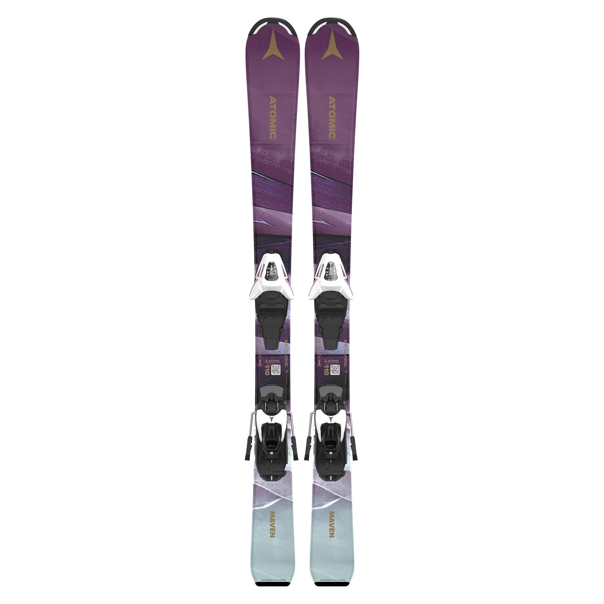 Maven Girl 100-120 Junior Skis + C5 GW Bindings - 2025