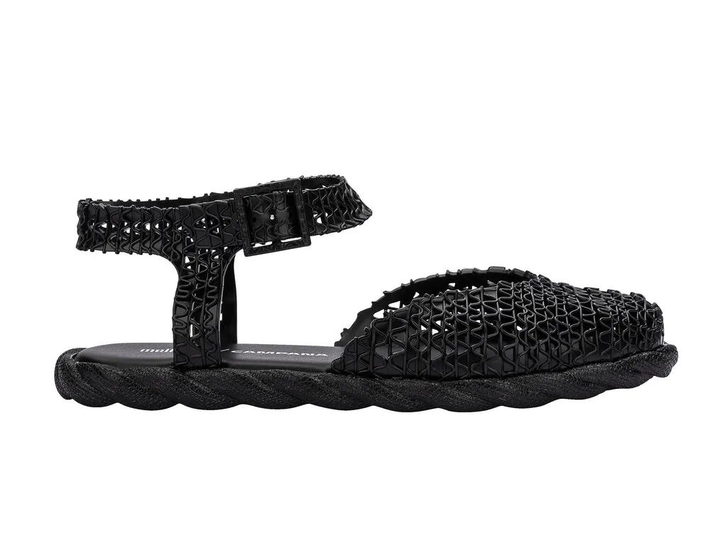 Melissa Campana Papel Espadrille AD Black