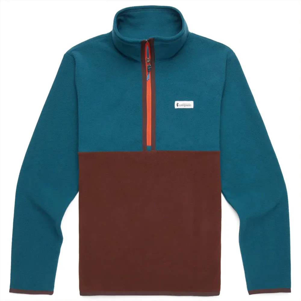 Men's Amado Fleece Pullover - Abyss & Chestnut