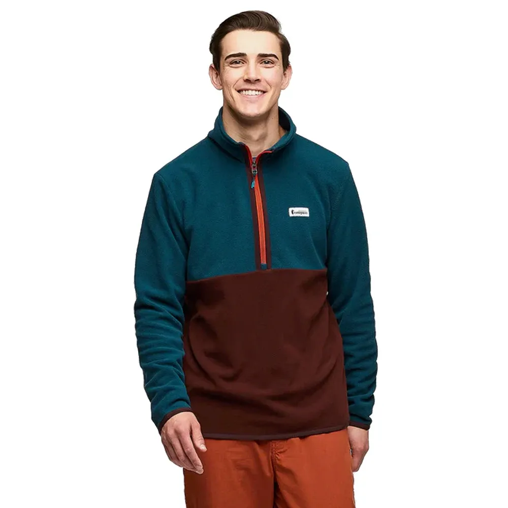 Men's Amado Fleece Pullover - Abyss & Chestnut