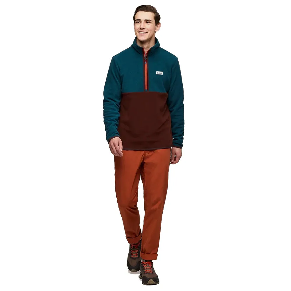 Men's Amado Fleece Pullover - Abyss & Chestnut