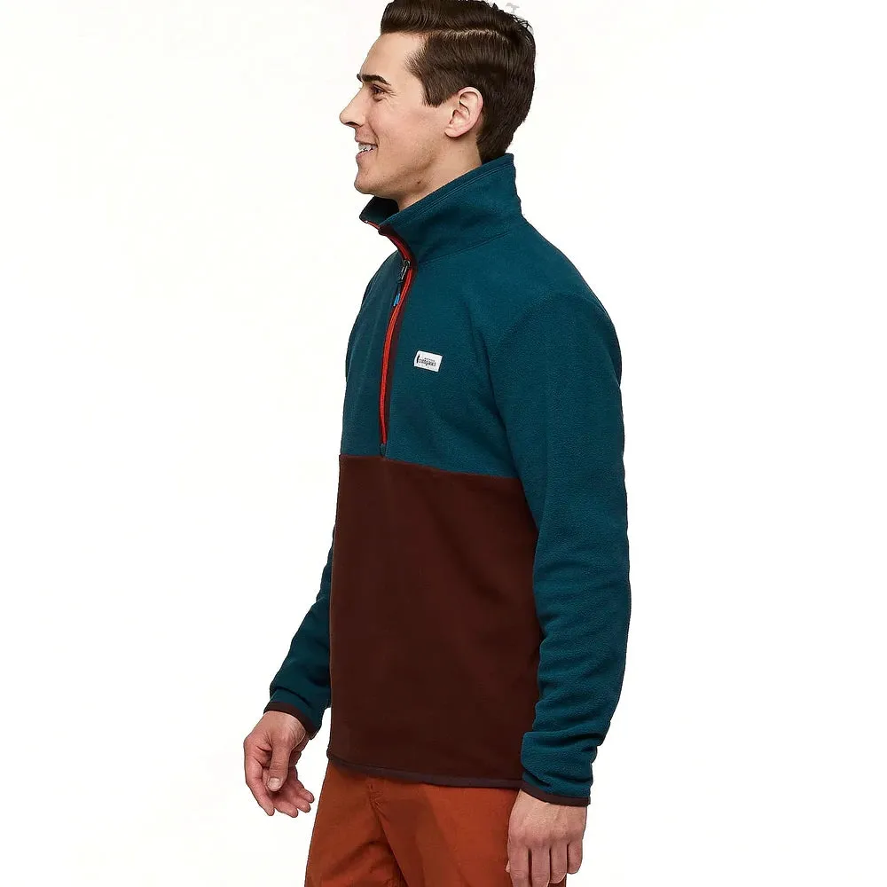 Men's Amado Fleece Pullover - Abyss & Chestnut