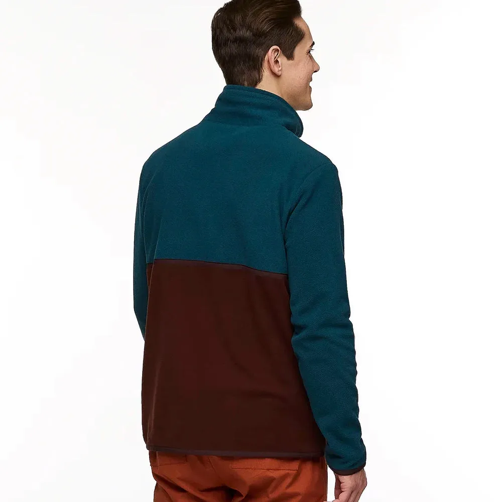 Men's Amado Fleece Pullover - Abyss & Chestnut