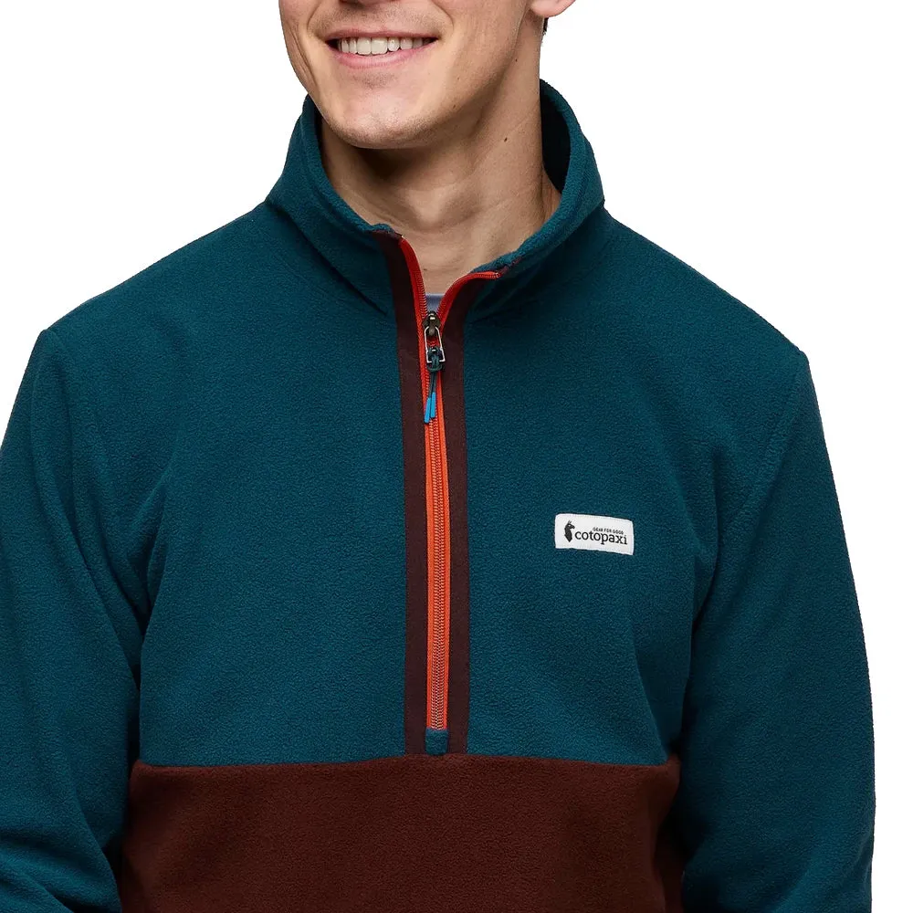 Men's Amado Fleece Pullover - Abyss & Chestnut