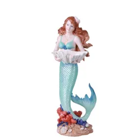 Mermaid Holding Shell Dish