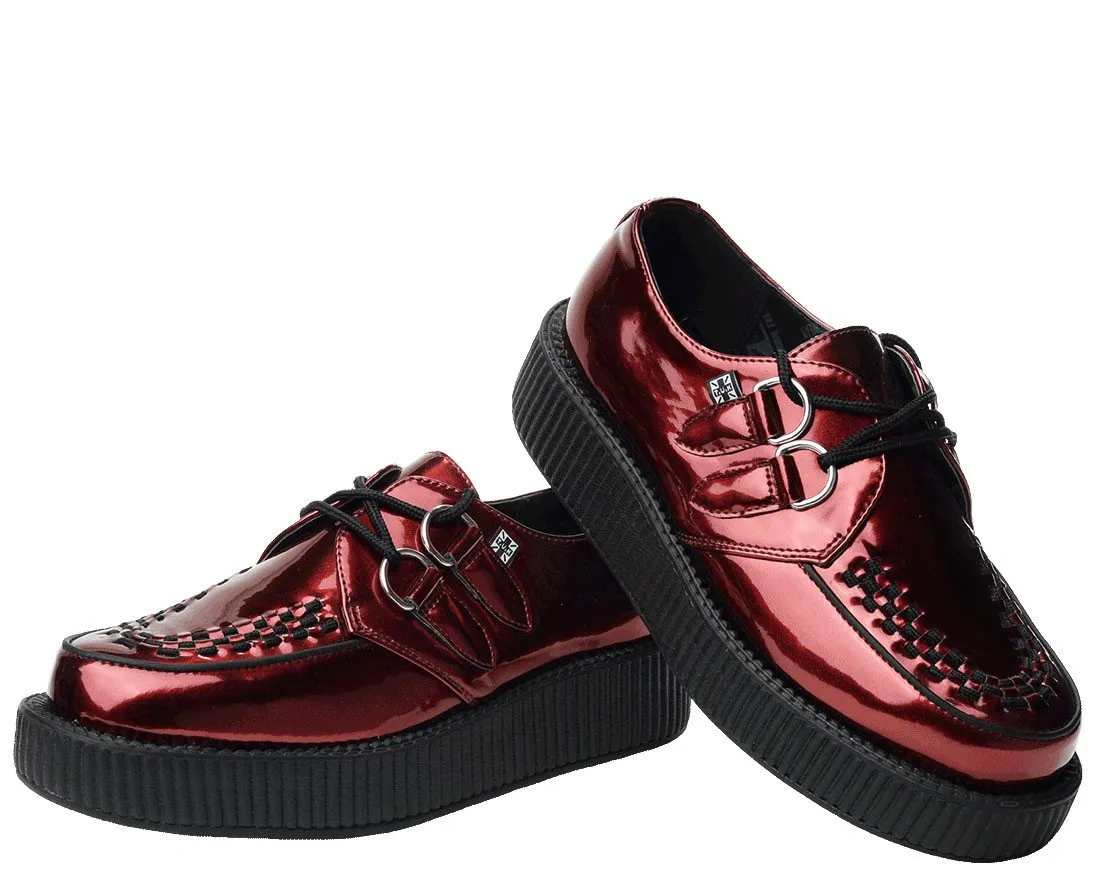 Metallic Burgundy Creepers