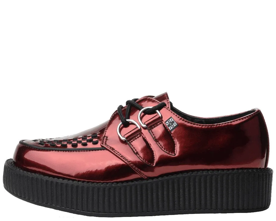 Metallic Burgundy Creepers