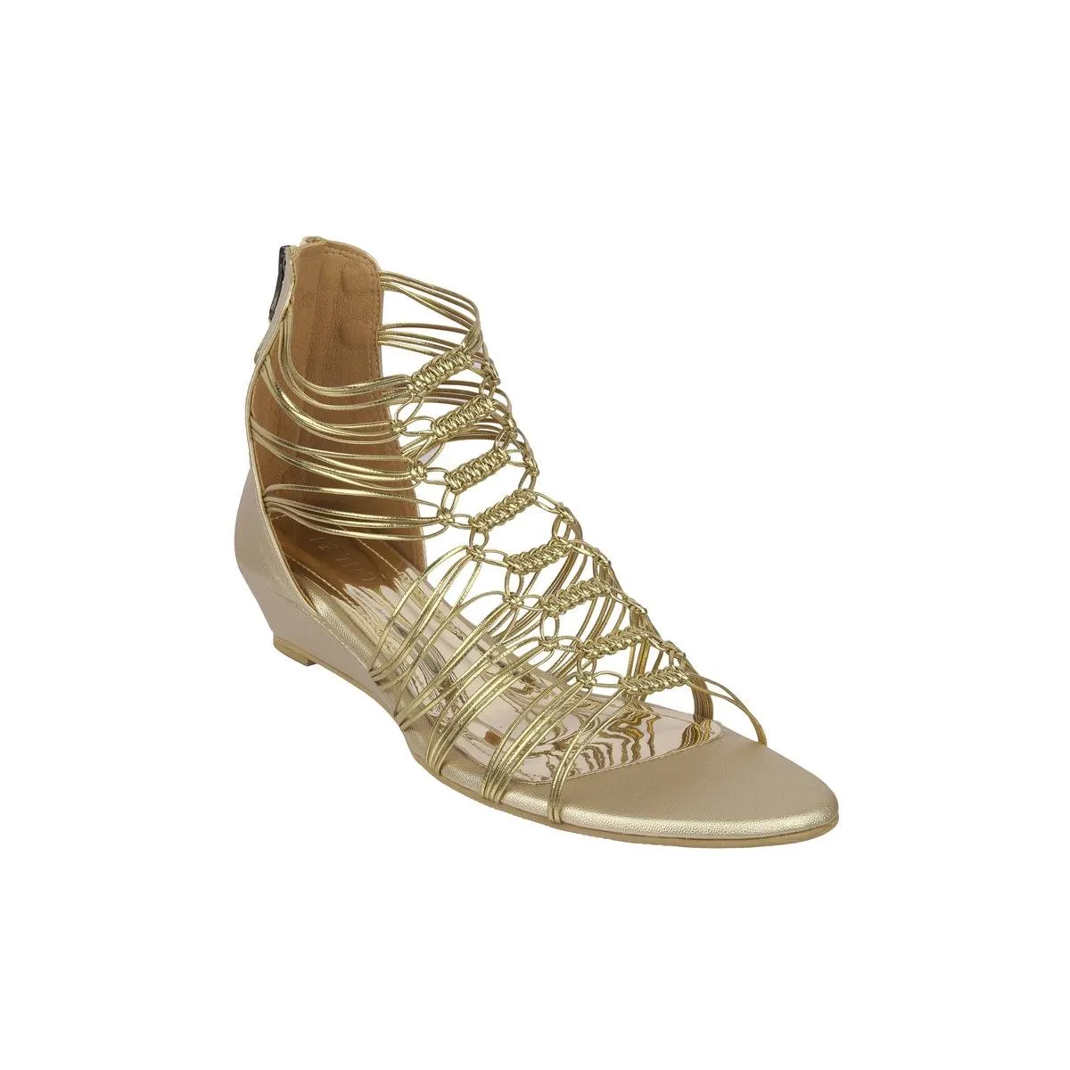 Metro Women Gold Casual Gladiators