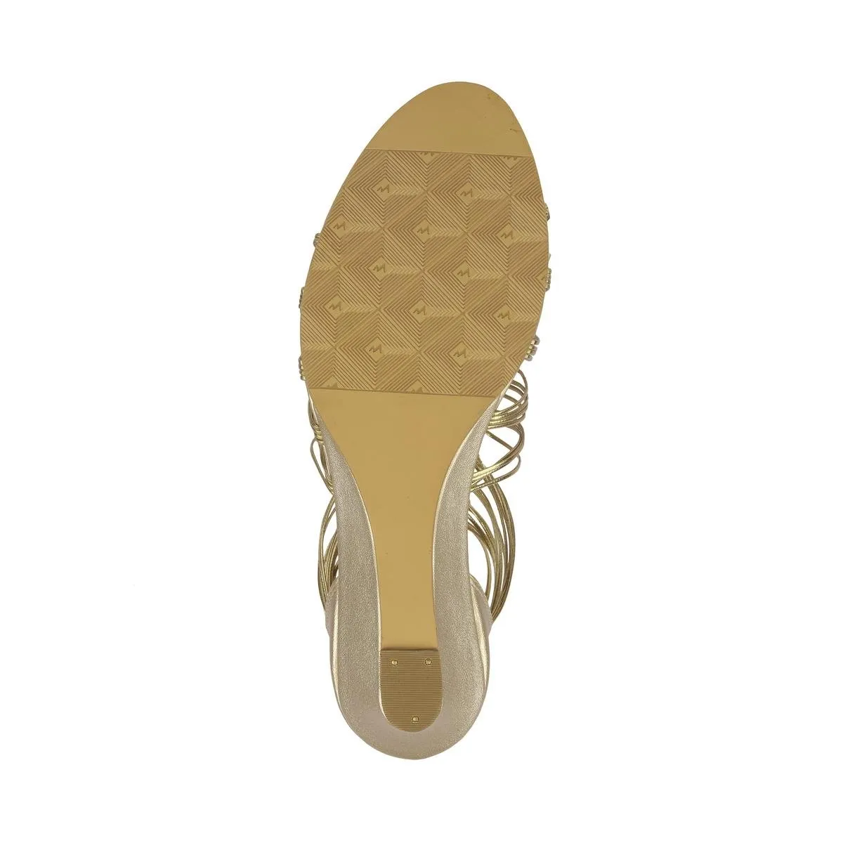 Metro Women Gold Casual Gladiators