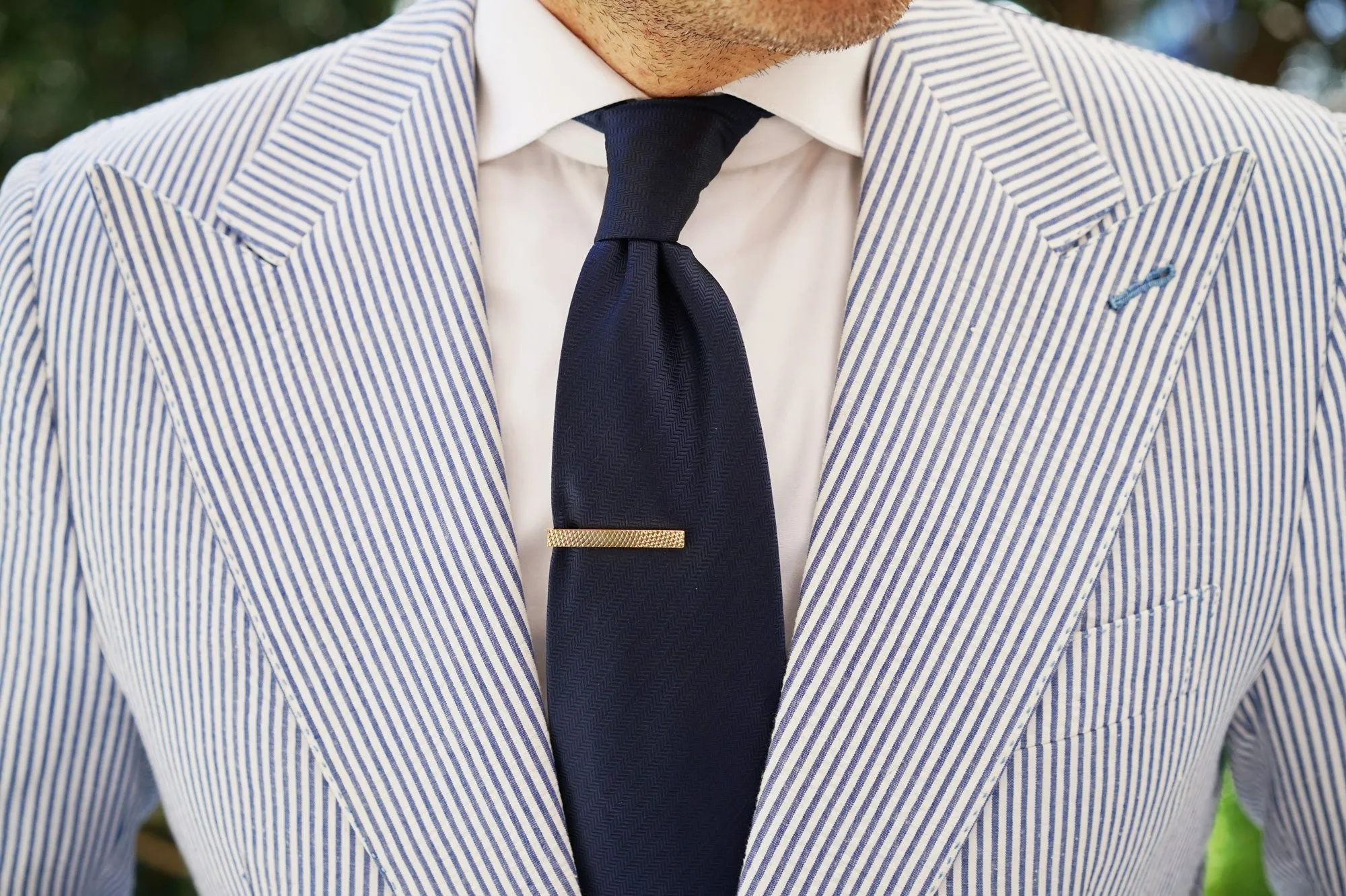 Mini Gold Shark Skin Tie Bar