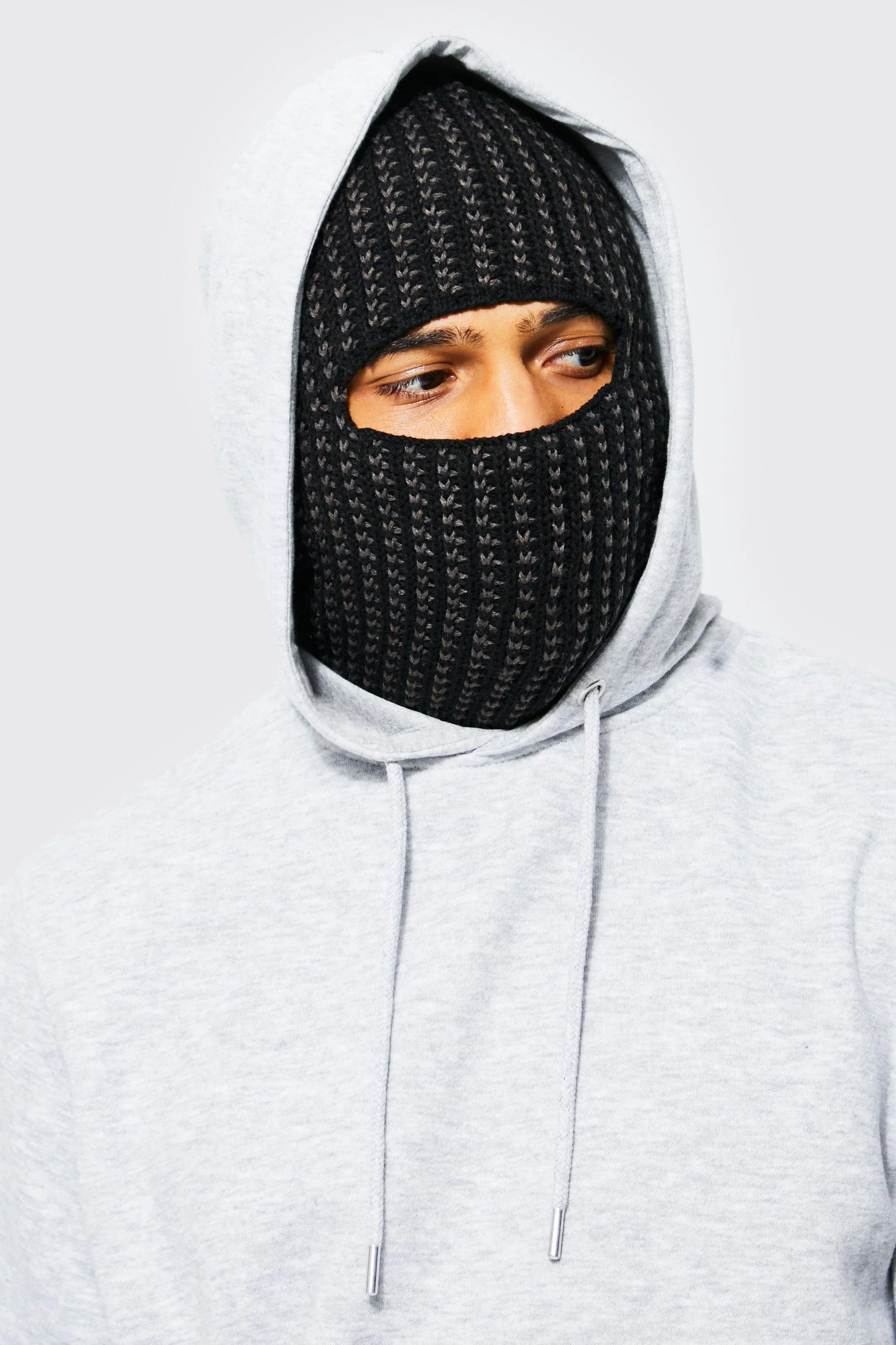 Mixed Waffle Balaclava