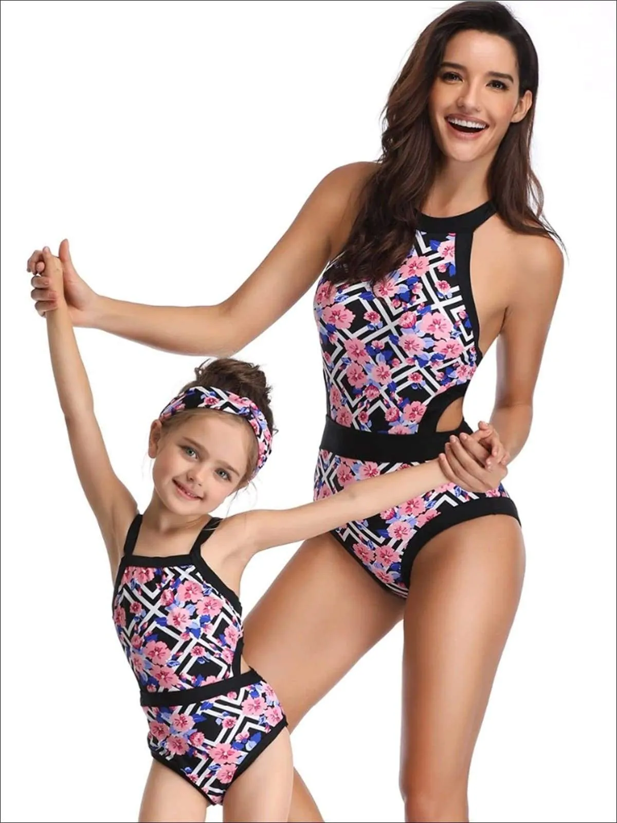 Mommy and Me Sandy Toes, Freckled Nose One Piece Swimsuit