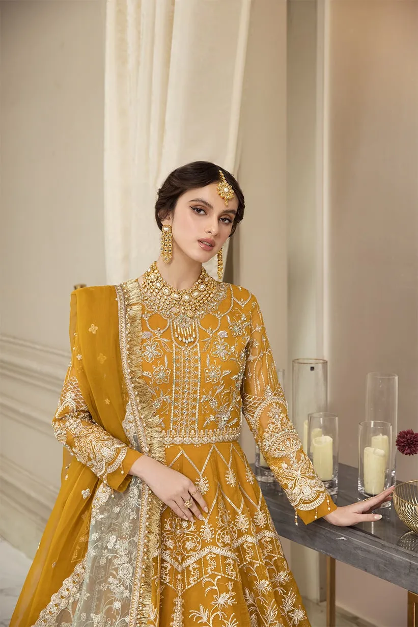 Nainsukh by House of Nawab Luxury Unstitched 3Pc Suit - HAZWA B