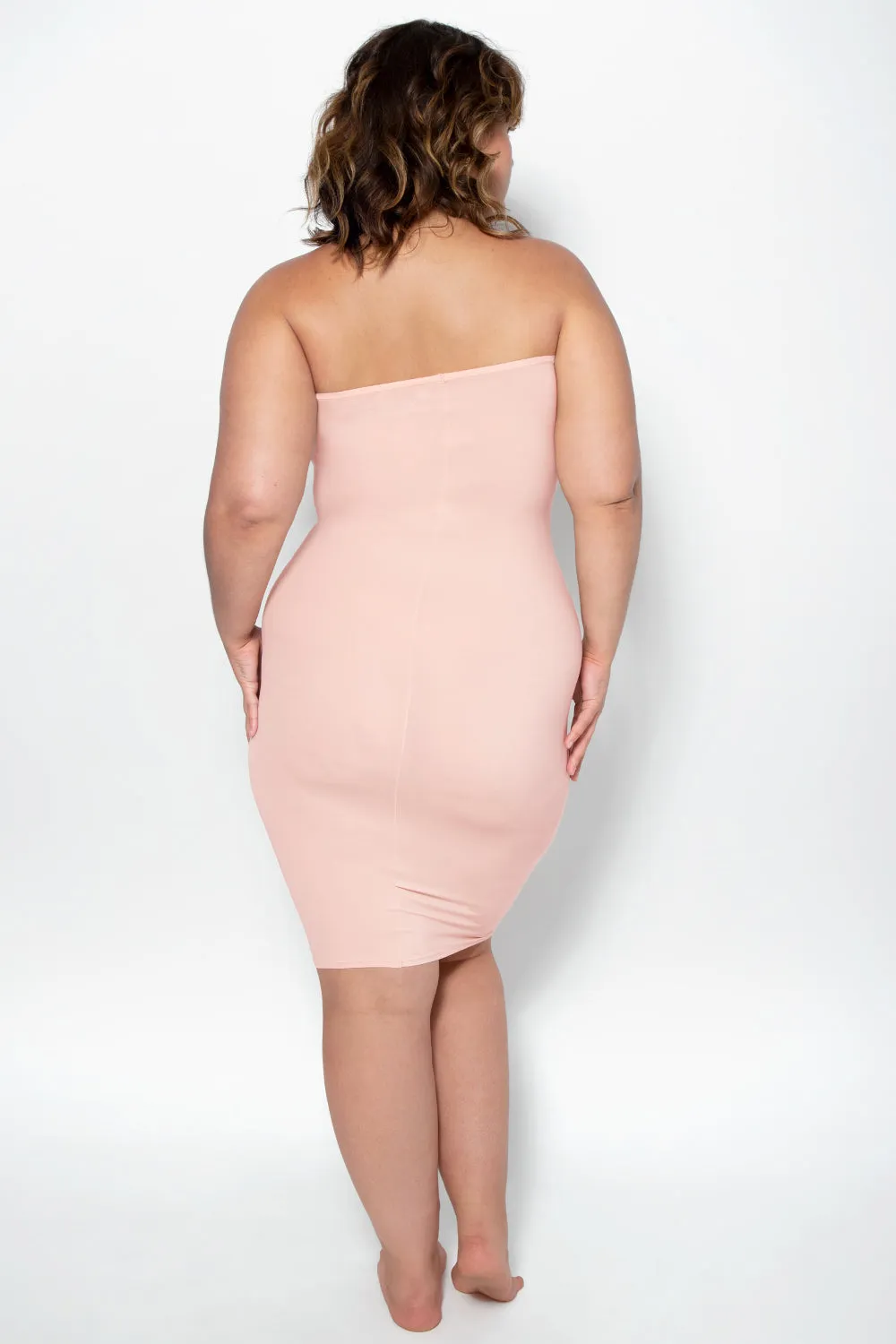 Naked Strapless Slip | Blushing Rose