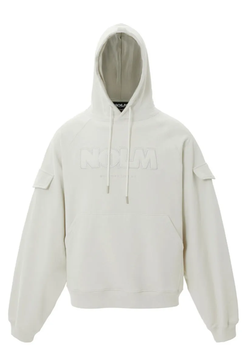 NOLM Oversized Embroidered Logo Hoodie