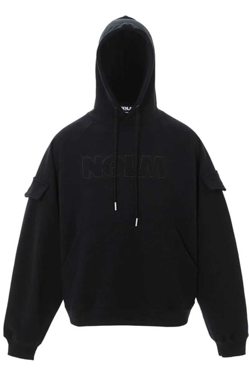 NOLM Oversized Embroidered Logo Hoodie