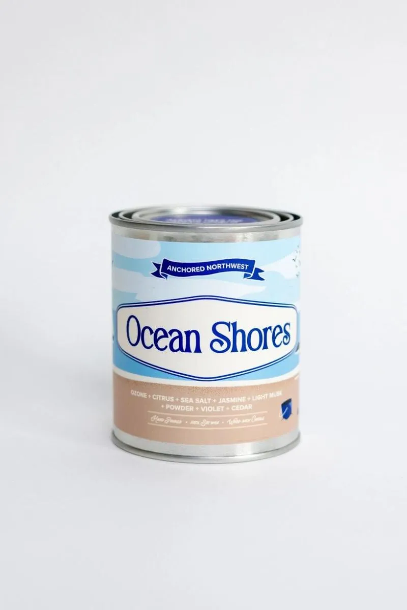 Ocean Shores Paint Can Candle - Half Pint