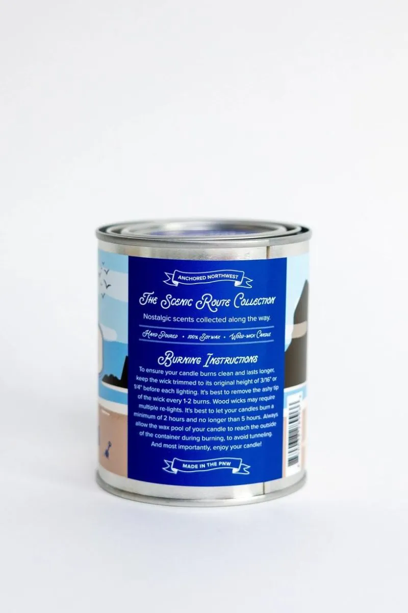 Ocean Shores Paint Can Candle - Half Pint