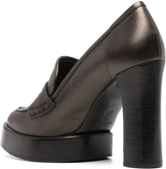 Paloma Barceló Samantha 110mm penny-loafer pumps Black