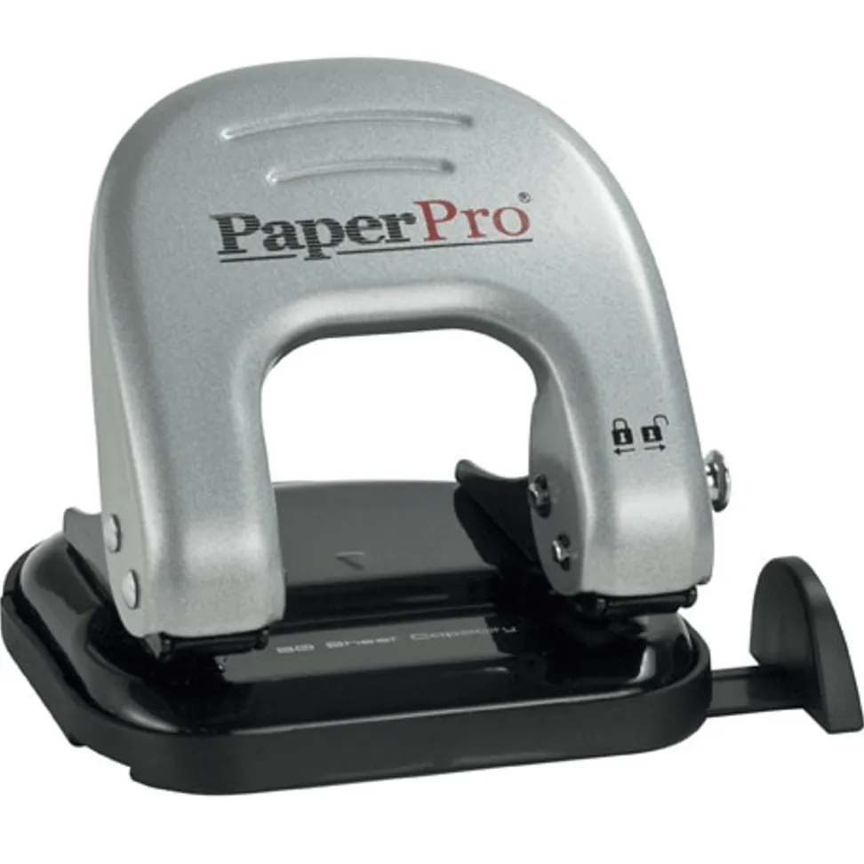 PaperPro Hole Punch 20 Sheet Non-Slip Base Adjustable Guide 23152