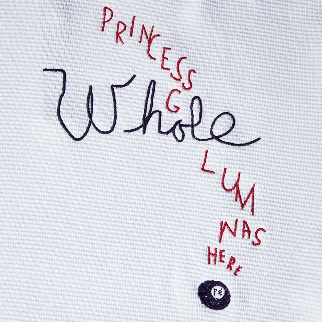 PG was Here - THERMAL TURTLENECK - white (Princess Gollum collab)