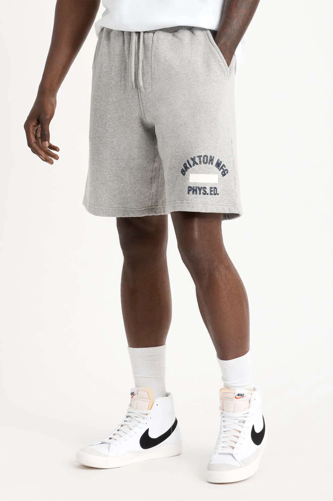 Phys. Ed. Fleece Short - Heather Grey