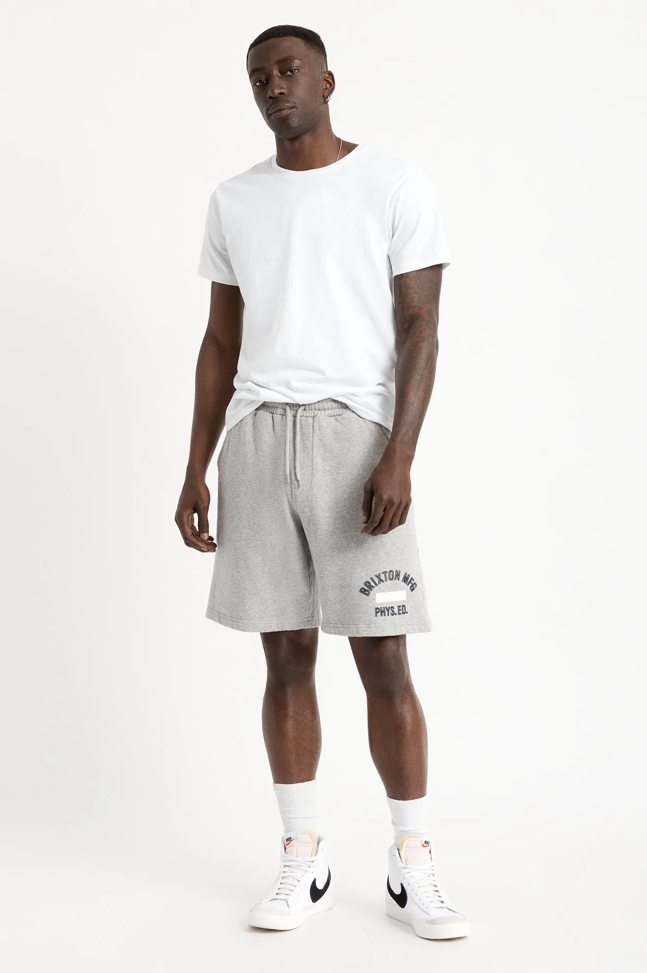 Phys. Ed. Fleece Short - Heather Grey