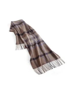 Plaid Cashmere Scarf